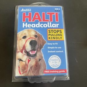 Halti Dog Headcollar Size 3 Black NEW